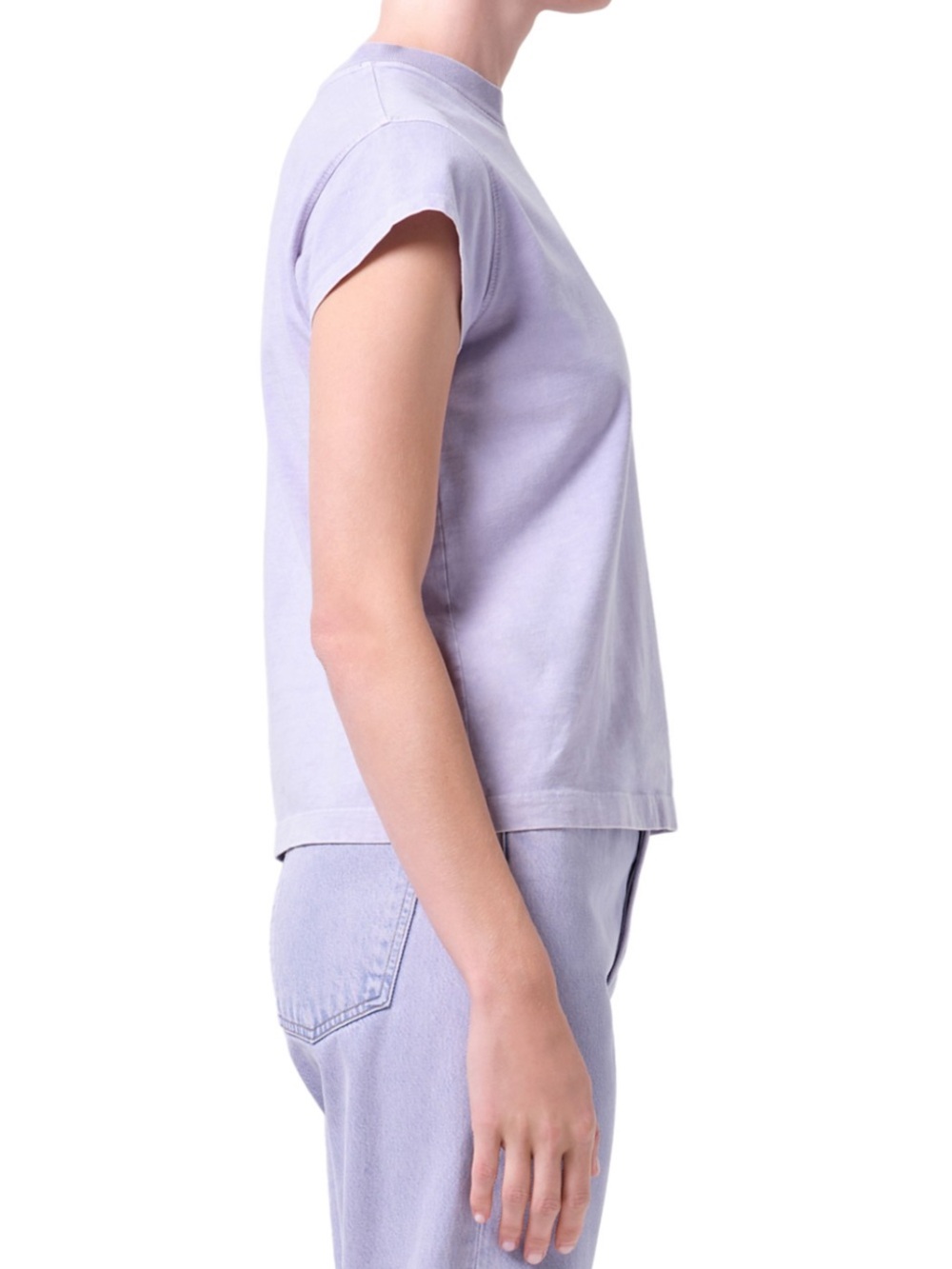 Agolde Bryce cap sleeve tee - Picture 8 of 9